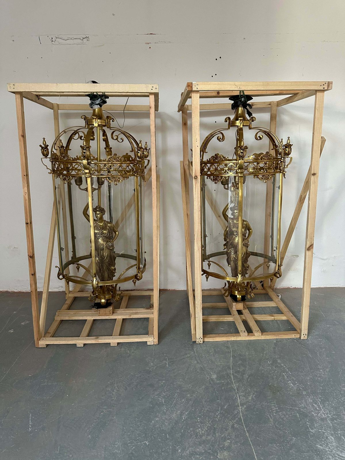 photo for sale Stunning 1950’s Liberty Lanterns From Nyc (Pair Available)