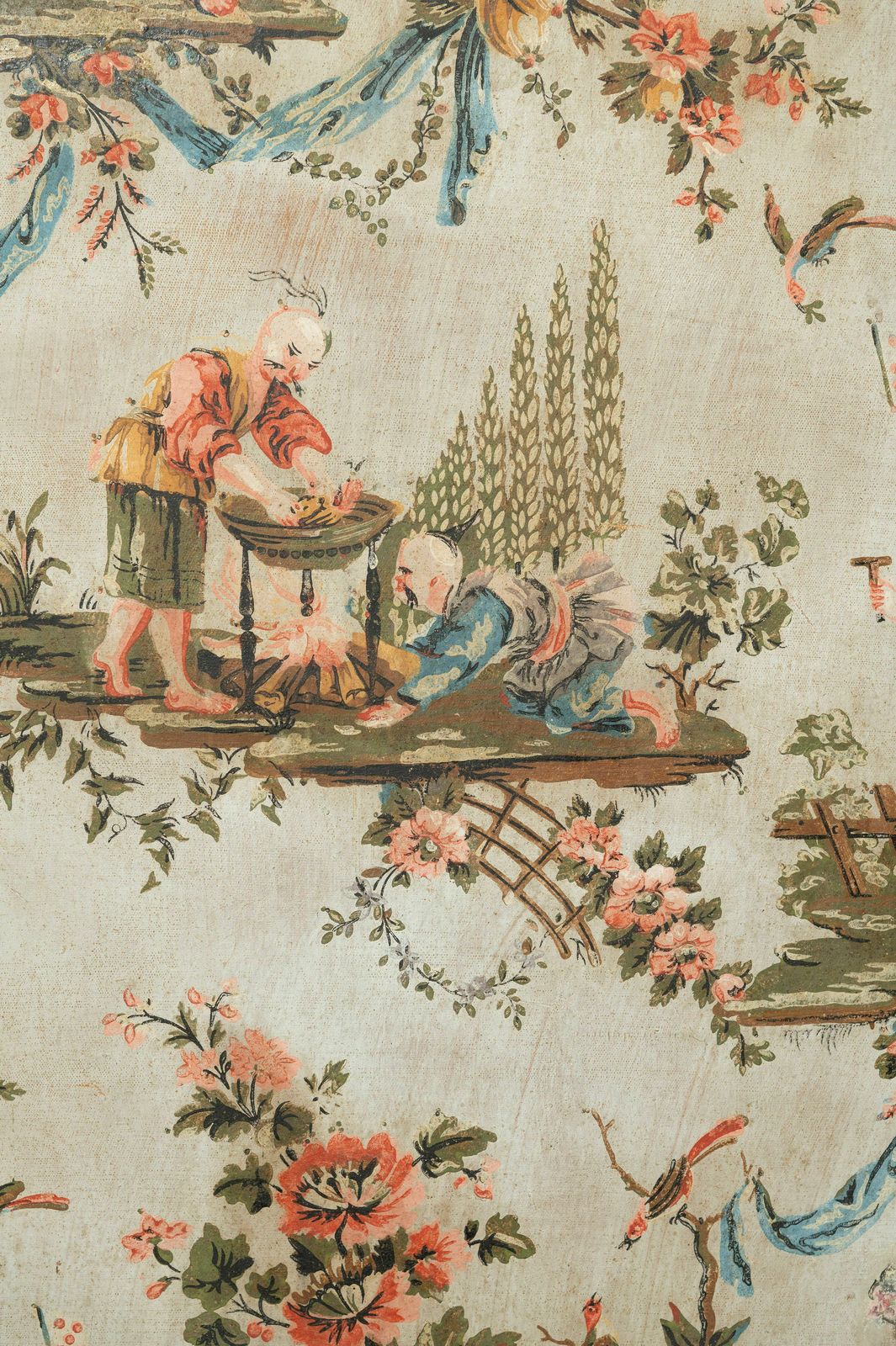 Antique French Canvas Panels, 18th Century And Earlier photo for sale