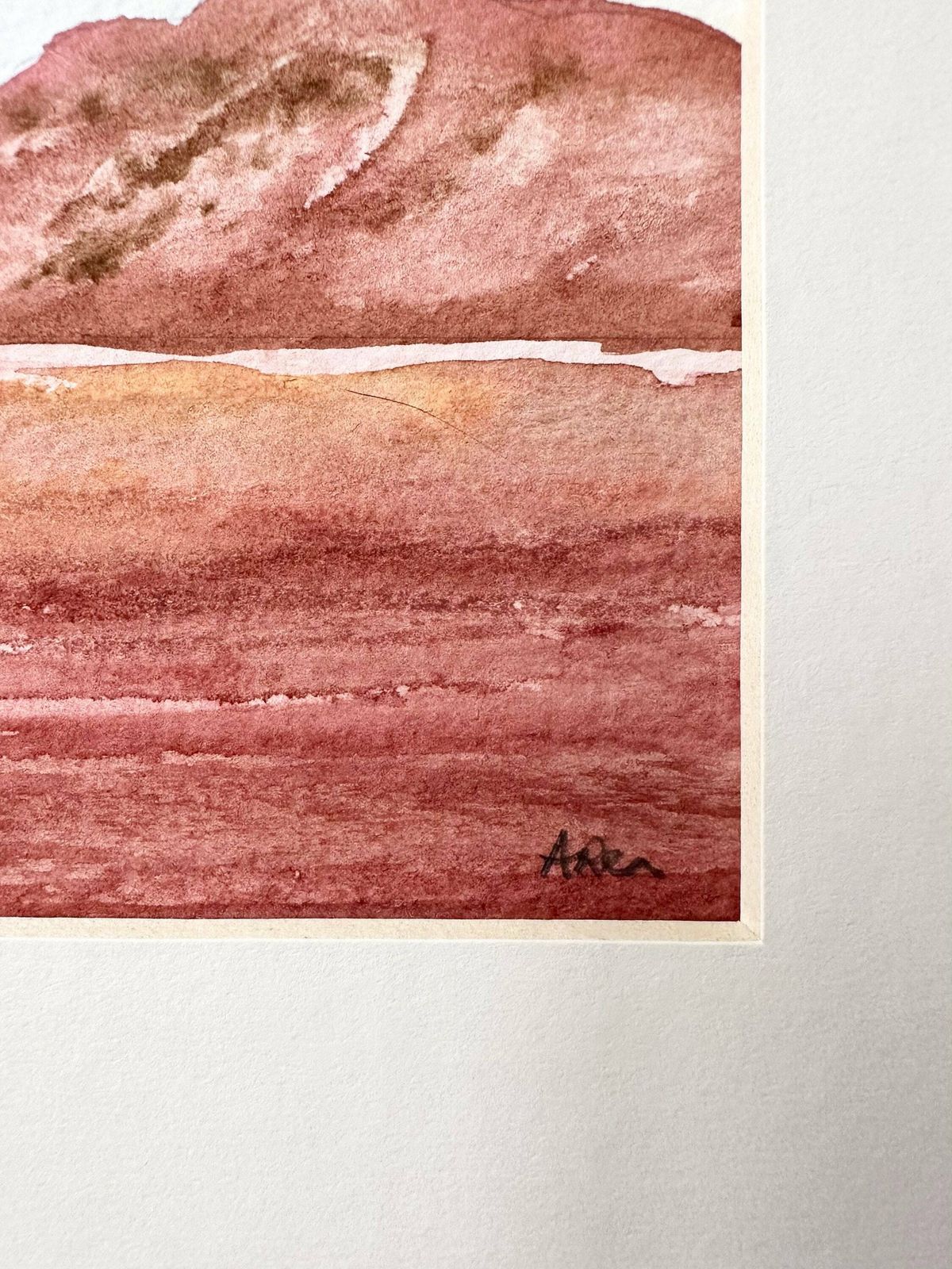 Original Watercolour Painting, Landscape, Unframed Painting photo buy