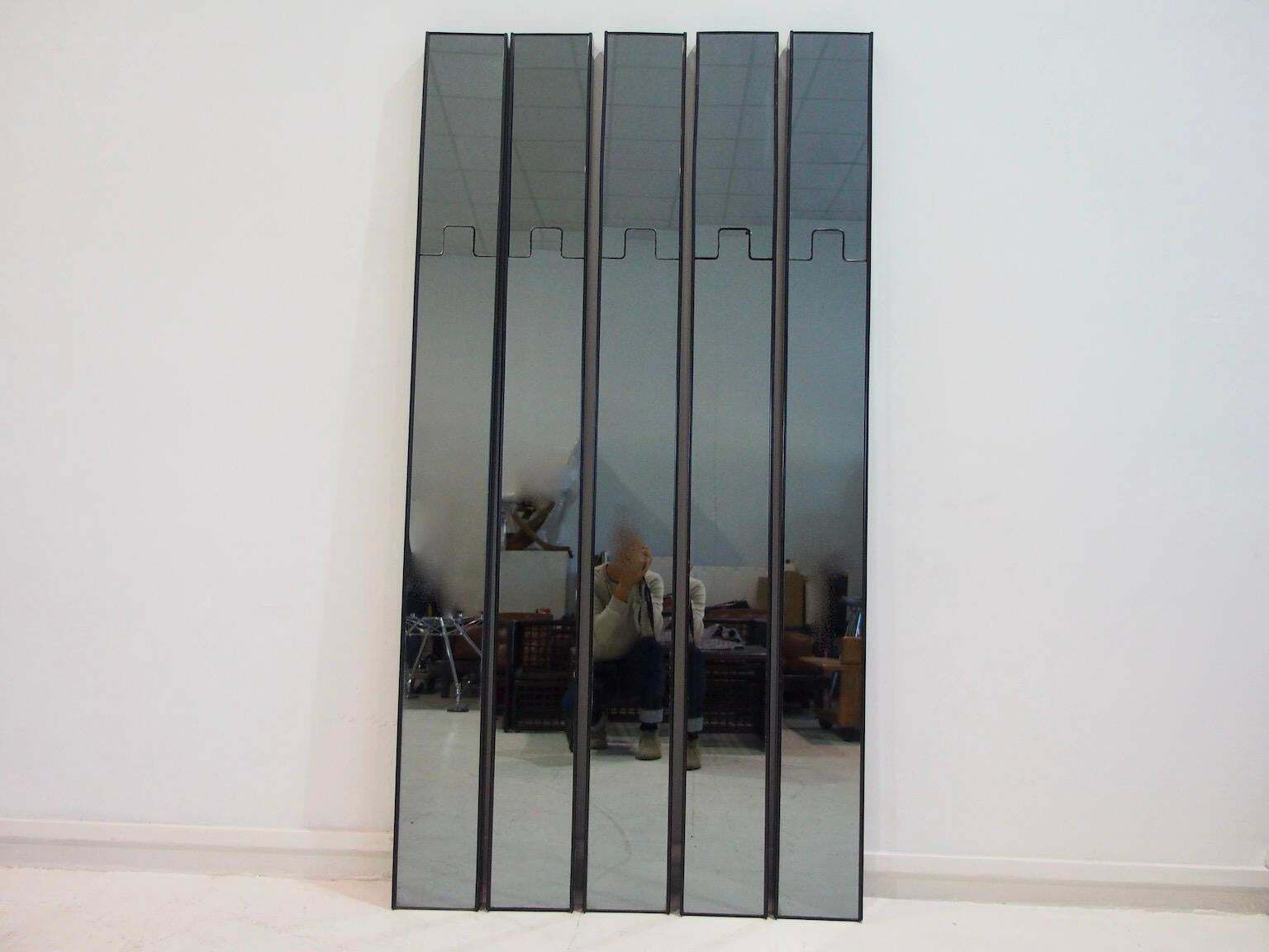 Luciano Bertoncini For Elco Modular Gronda Wall Mirror And Coat Rack photo furniture