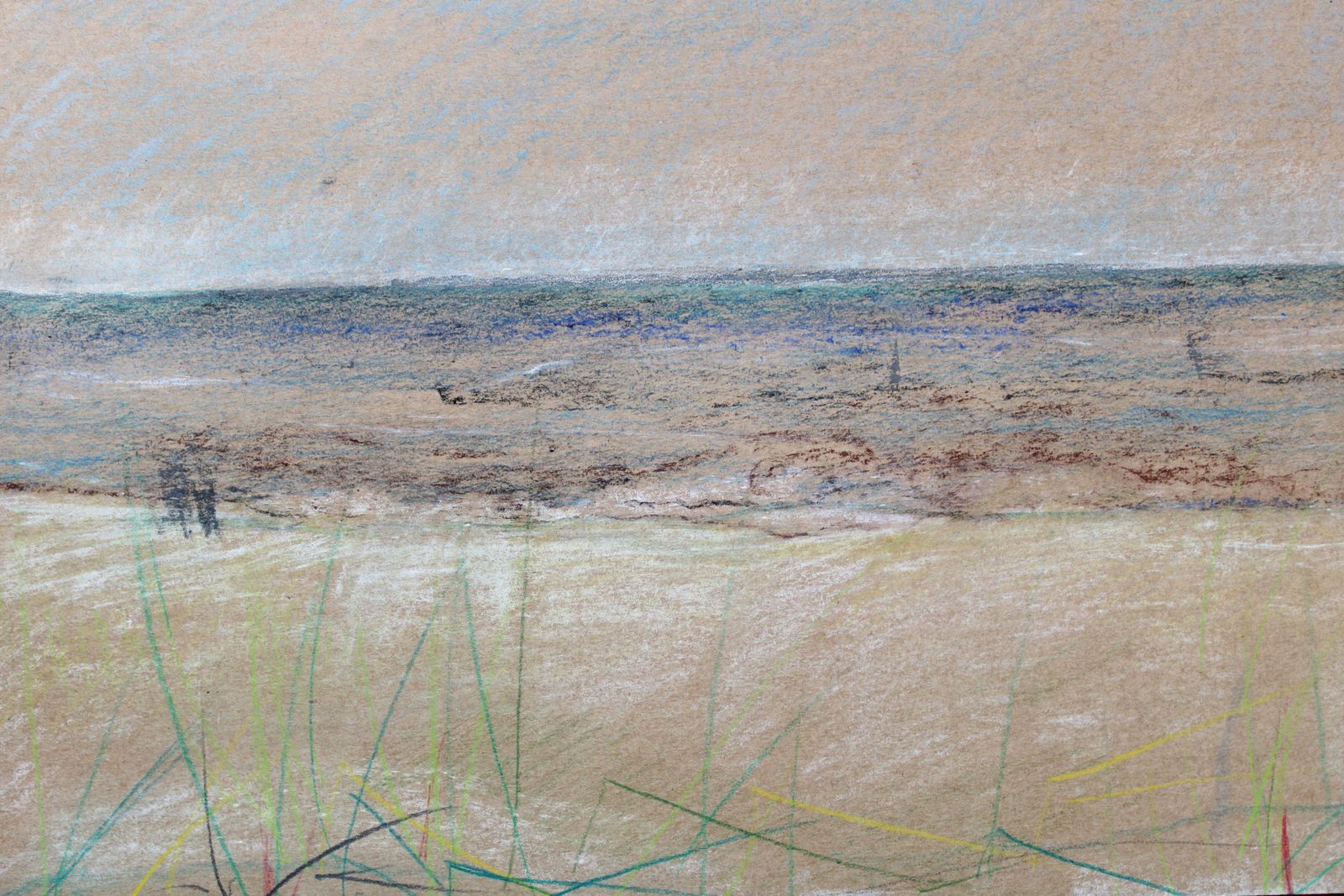 Victor Karnauh Sea. Paper, Pastel 21x29.5 Cm photo furniture