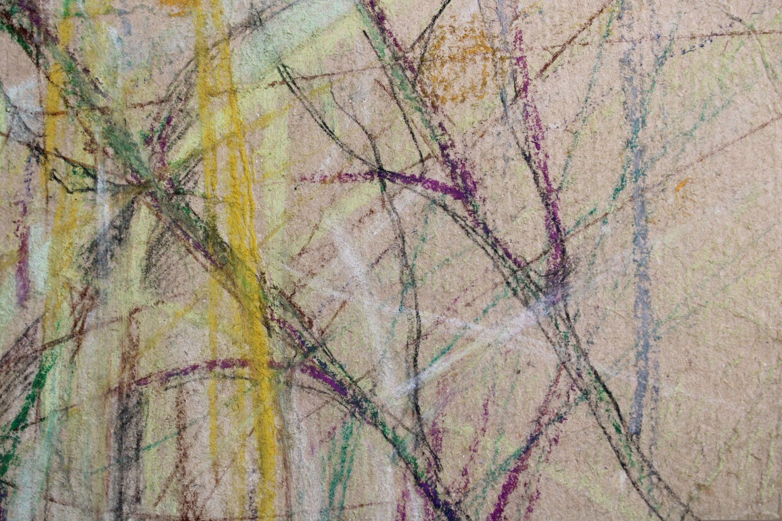 Victor Karnauh Feeling Of Spring. Paper, Pastel photo Art