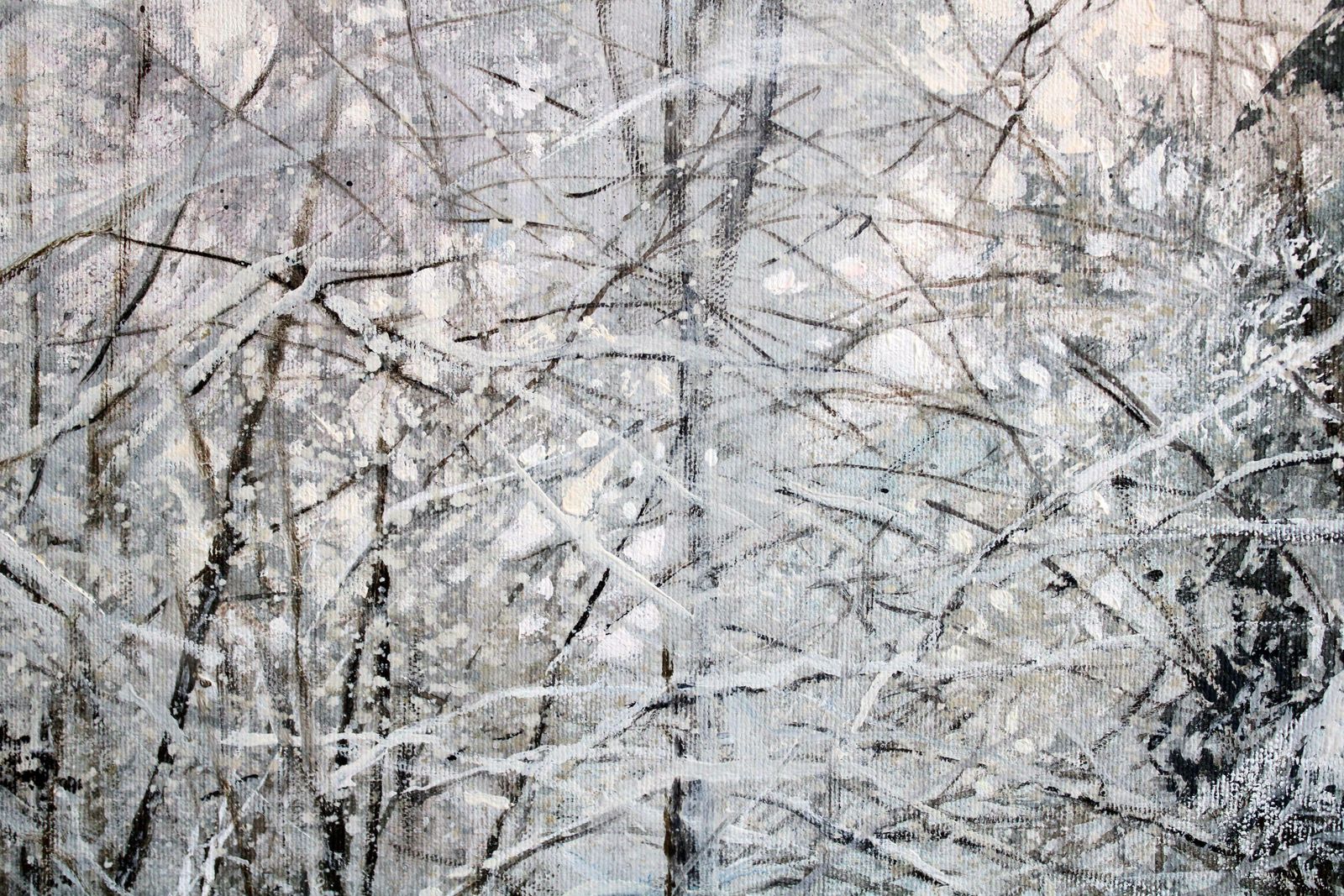 Janis Zingitis Winter Road In The Forest. 2023, Oil On Canvas, photo buy