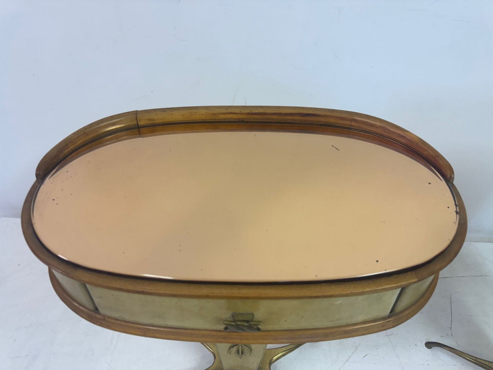 Pair Of 1950s Italian Parchment Bedside Tables Or Nightstands photo furniture