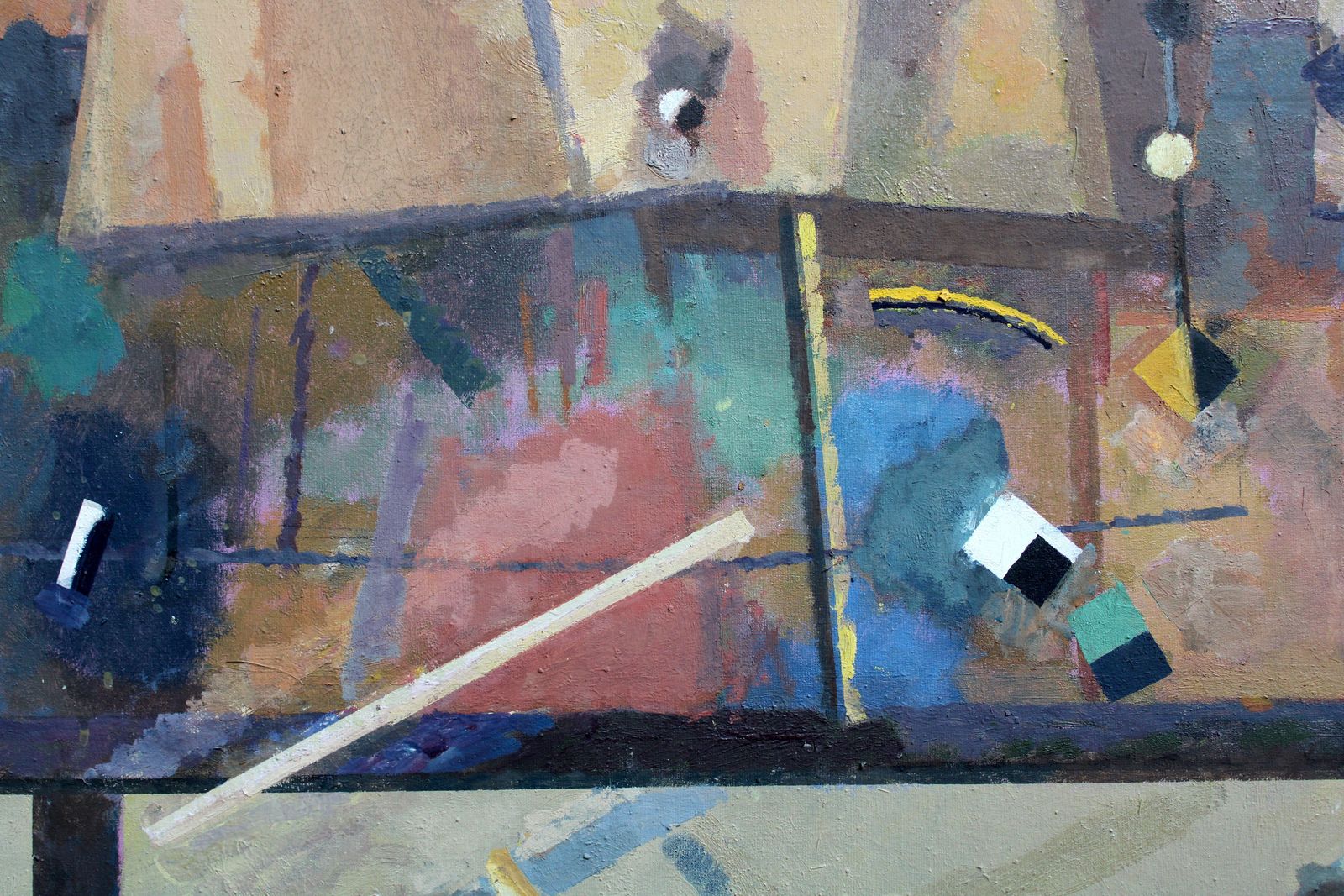 Victor Karnauh Still Life. Oil On Canvas, photo furniture