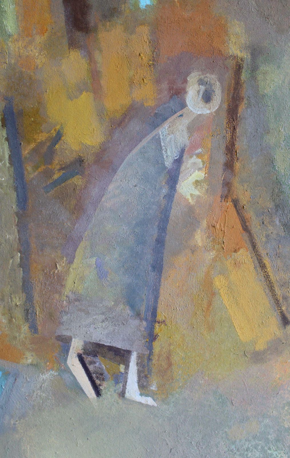 Victor Karnauh Meeting II. Oil On Canvas, photo for sale