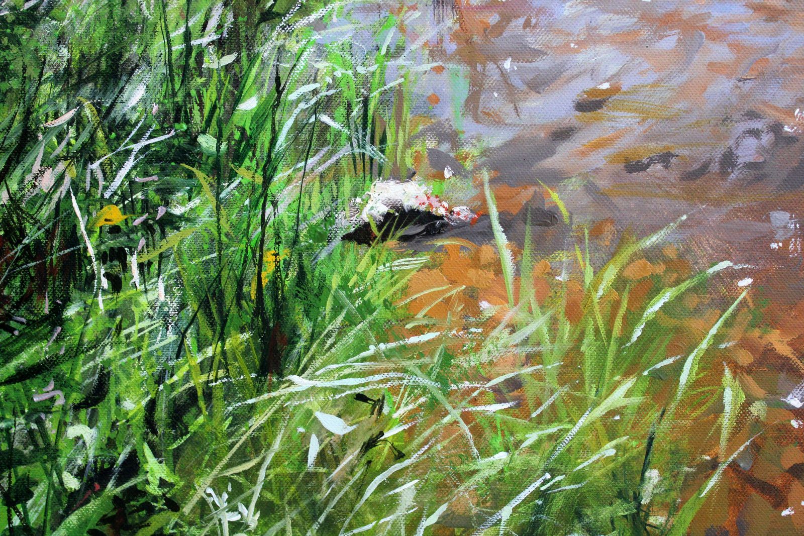 Janis Zingitis Amata River In Spring. 2024, Oil On Canvas, 70x90 Cm 2024 photo 3791.0