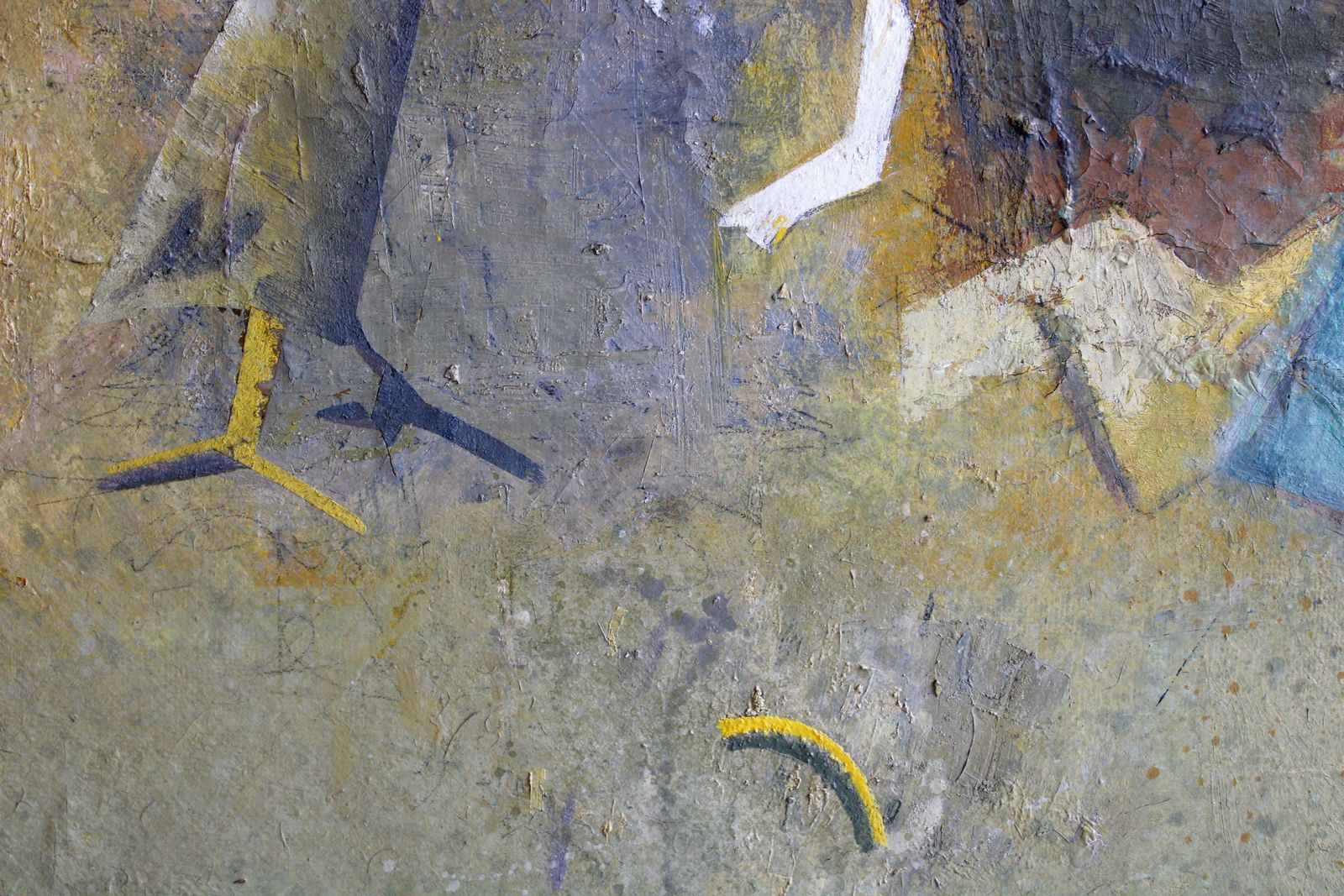 Victor Karnauh Meeting. 1998. Oil On Canvas, 100 X 99. 5 Cm 1998 photo vinterior