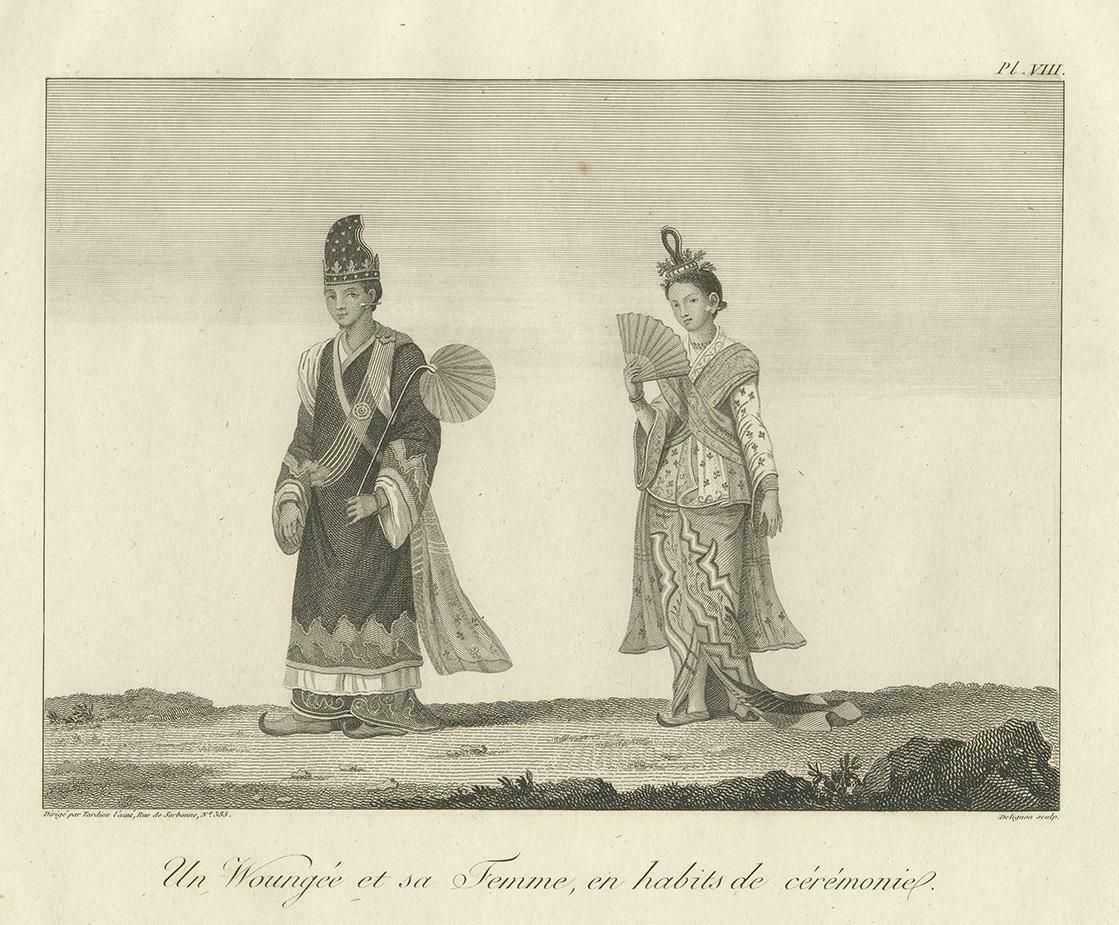 Antique Print Of A Burmese Member Of The Council Of State By Symes (1800) photo Art