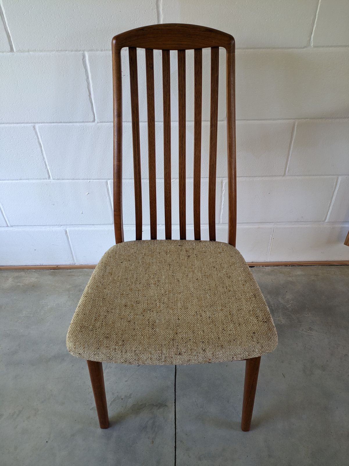 Teak Danish Dining Chairs By Preben Schou Set Of 6 High Back Mid Century Scandinavian Dining Chairs photo 1950.0