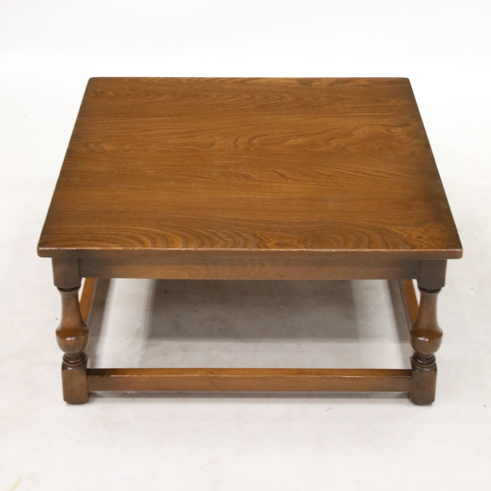 Ercol Square Low Coffee Table In Golden Dawn Finish 69cm Square Free Uk Delivery photo 227.0