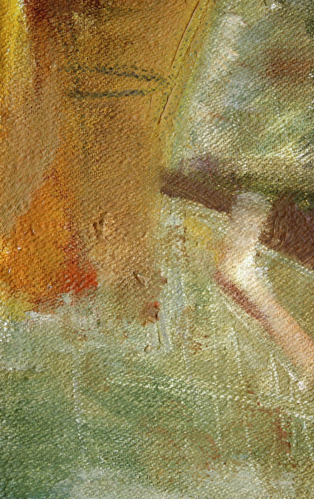 Victor Karnauh Wandering Soul. Oil On Canvas And Cardboard, 28 X 18 Cm photo for sale