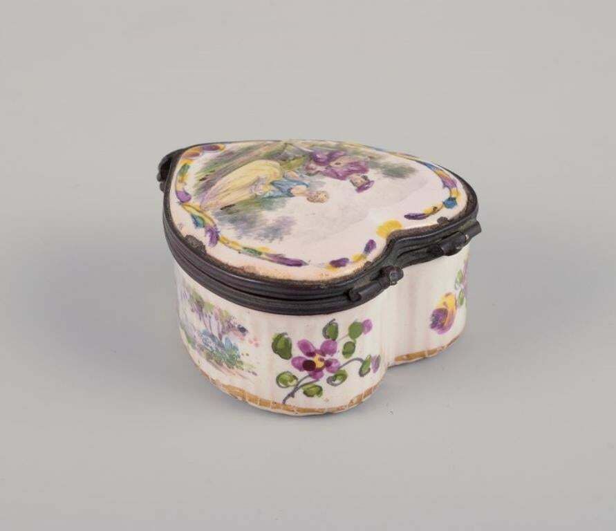 Three Pieces Of French And English Porcelain. photo vintage