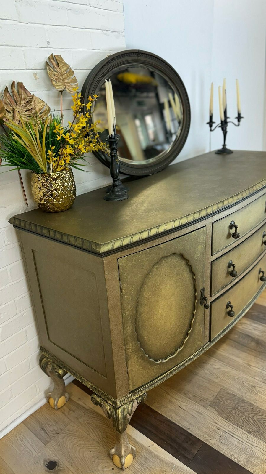Ball And Claw Foot Sideboard photo vintage