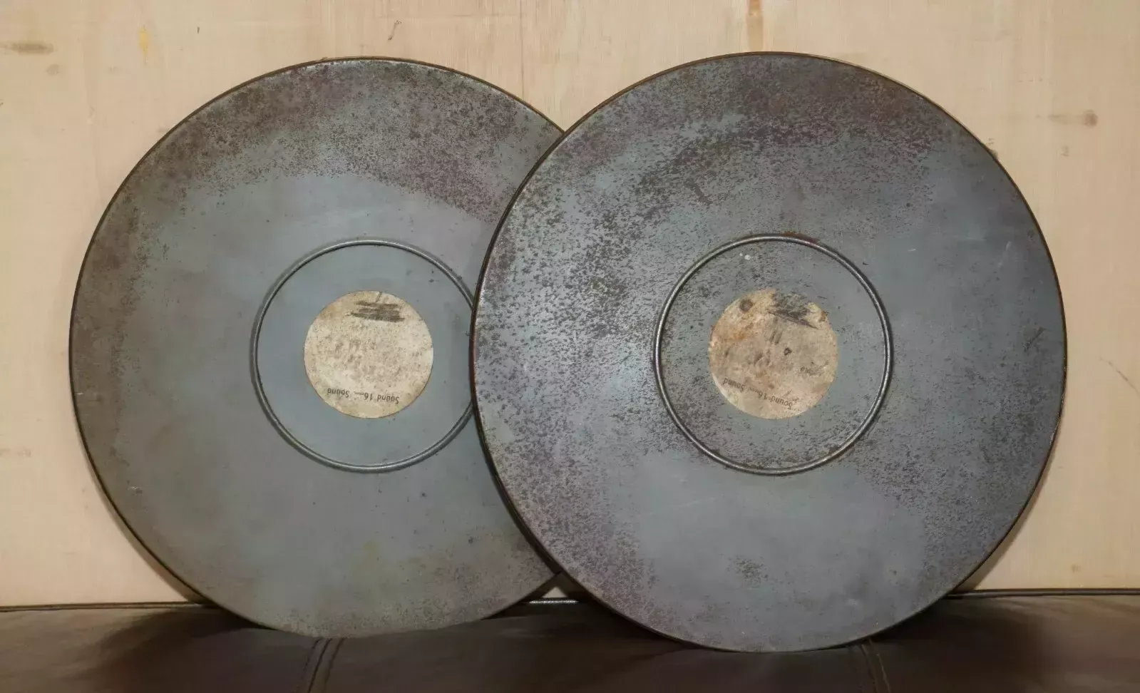 Pair Of Original 1936 16mm Cinema Movie Sound Reels For "When Knights Were Bold"