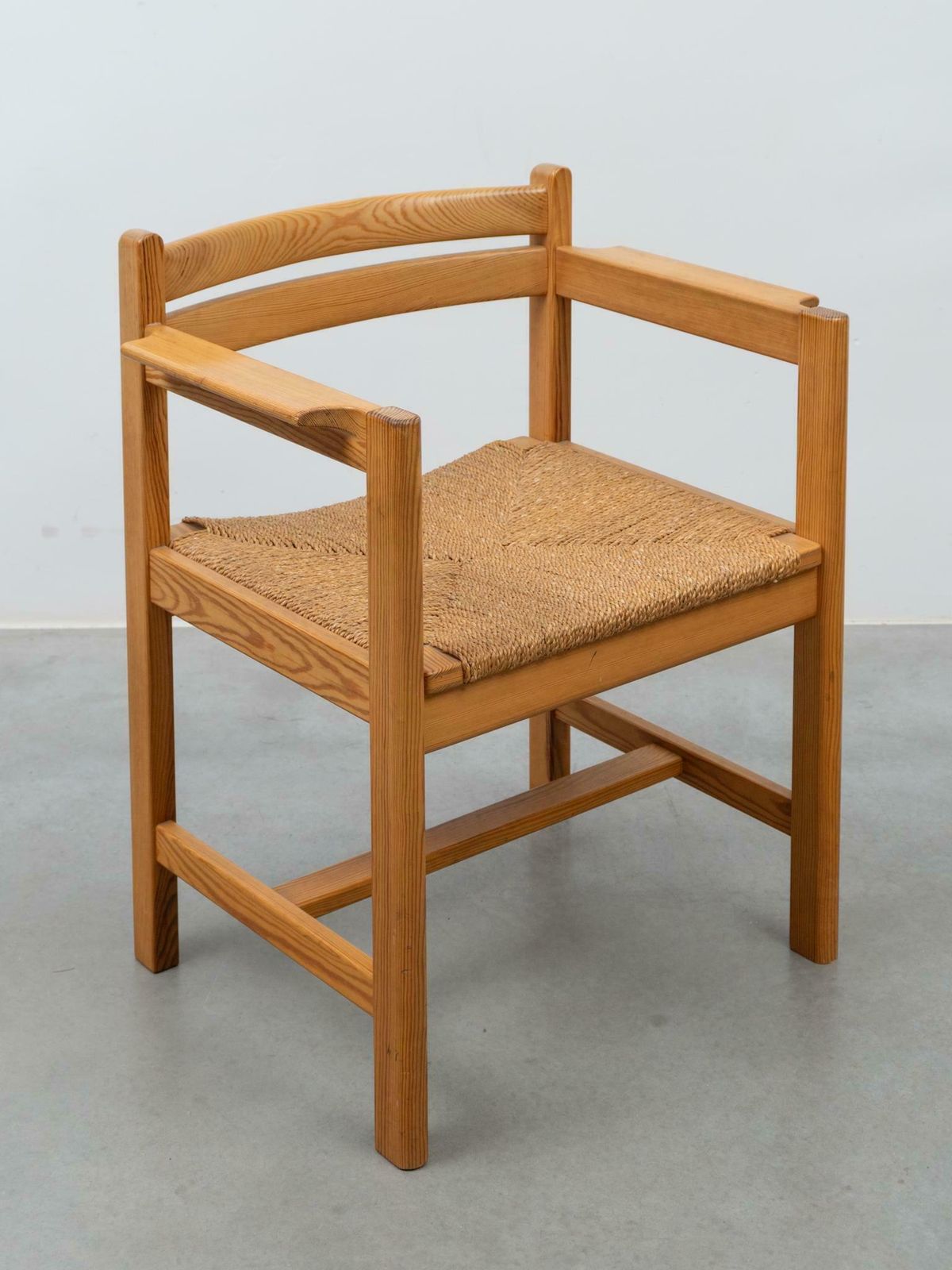 Eight Pine Arm Chairs By Børge Mogensen For Ab Karl Andersson & Söner Sweden photo for sale