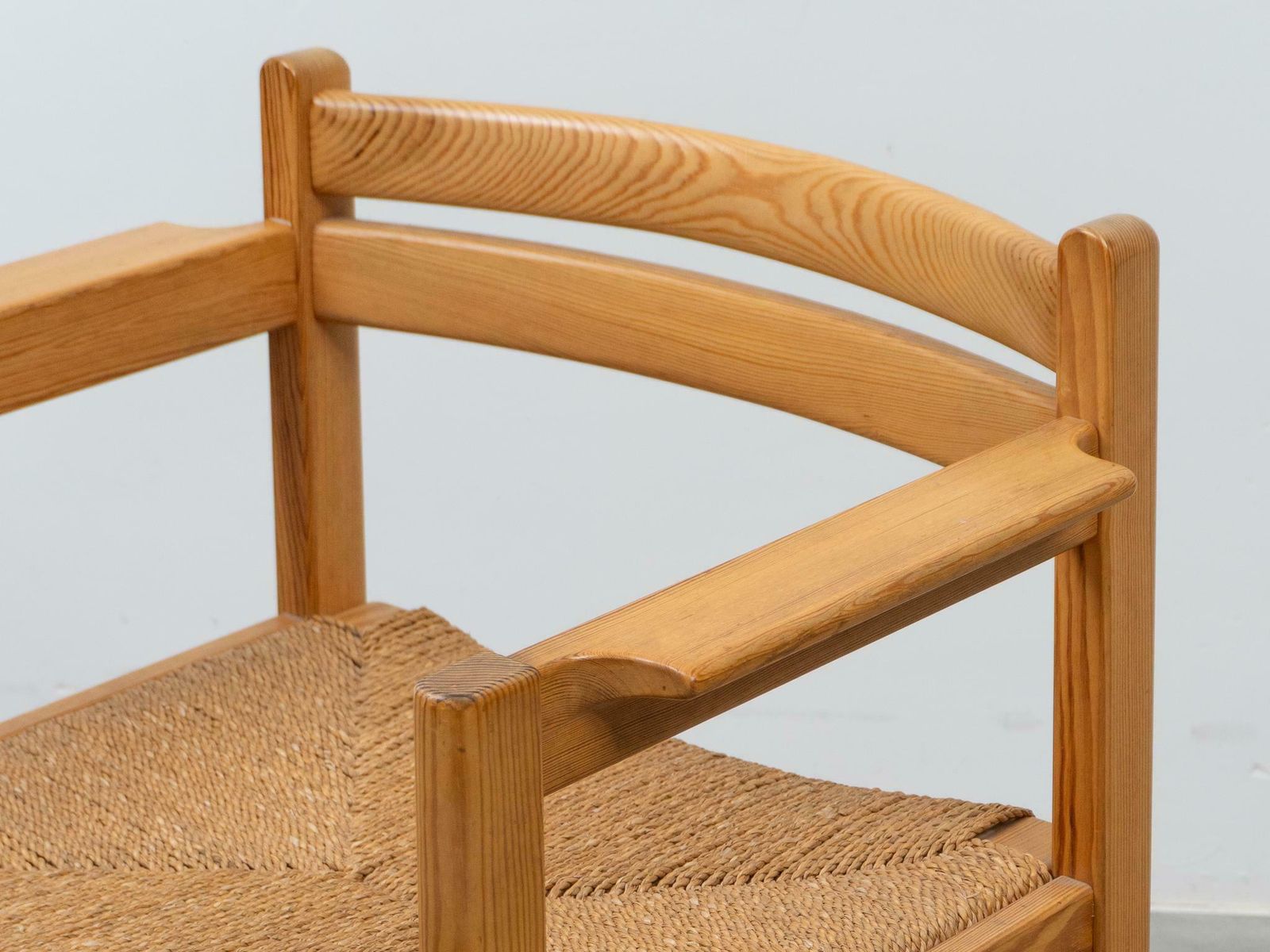 Eight Pine Arm Chairs By Børge Mogensen For Ab Karl Andersson & Söner Sweden photo vintage