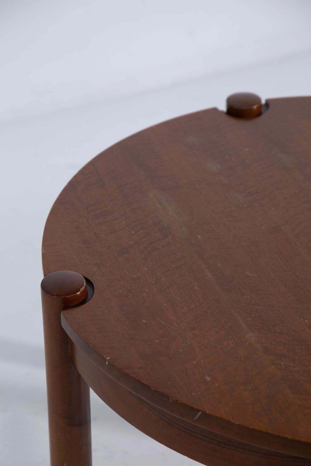 Round Wooden Coffee Table By Osvaldo Borsani photo furniture