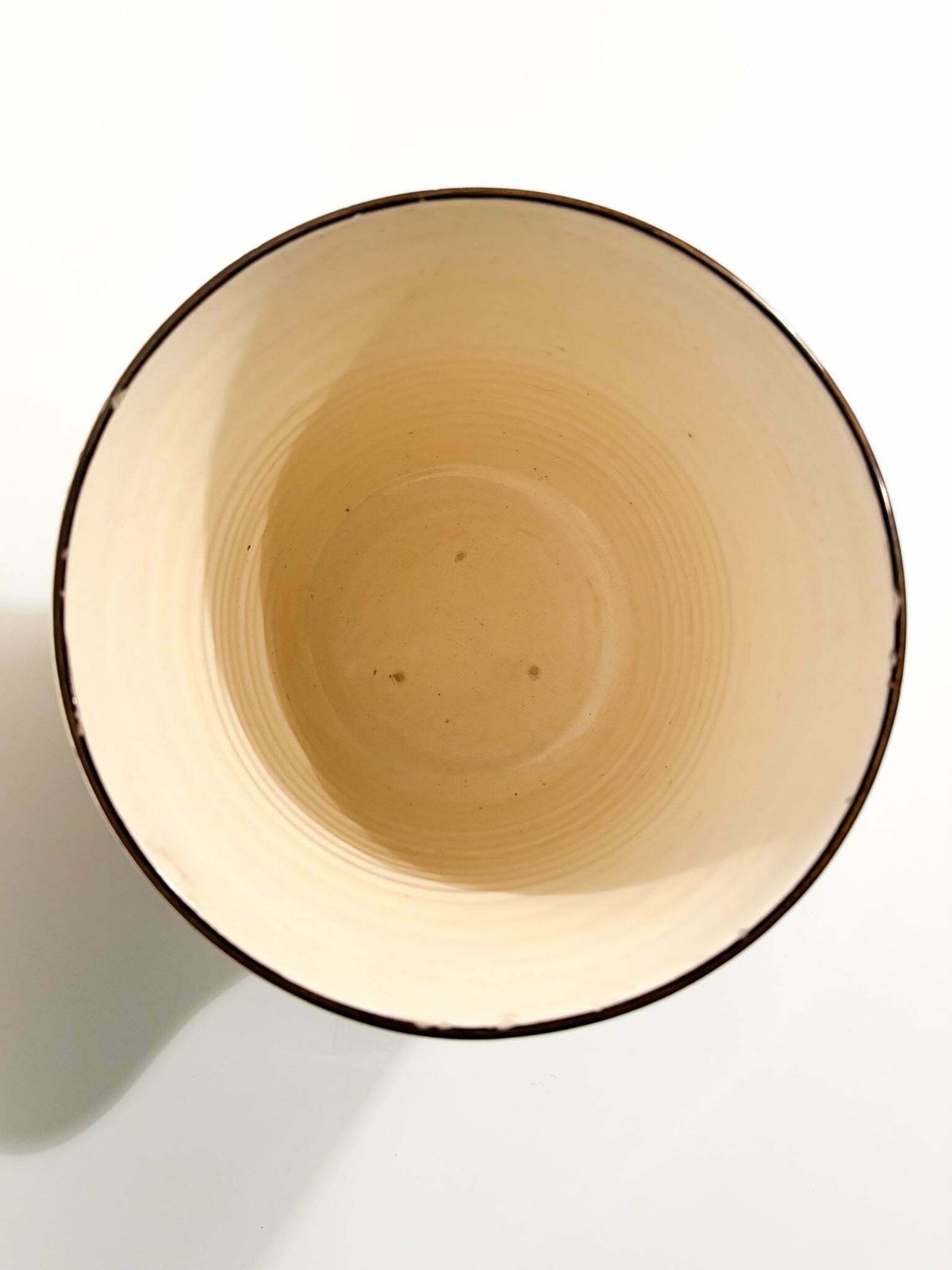Cachepot Vase In Airbrushed Ceramic By Galvani Pordenone From The 1940s photo Home Decor