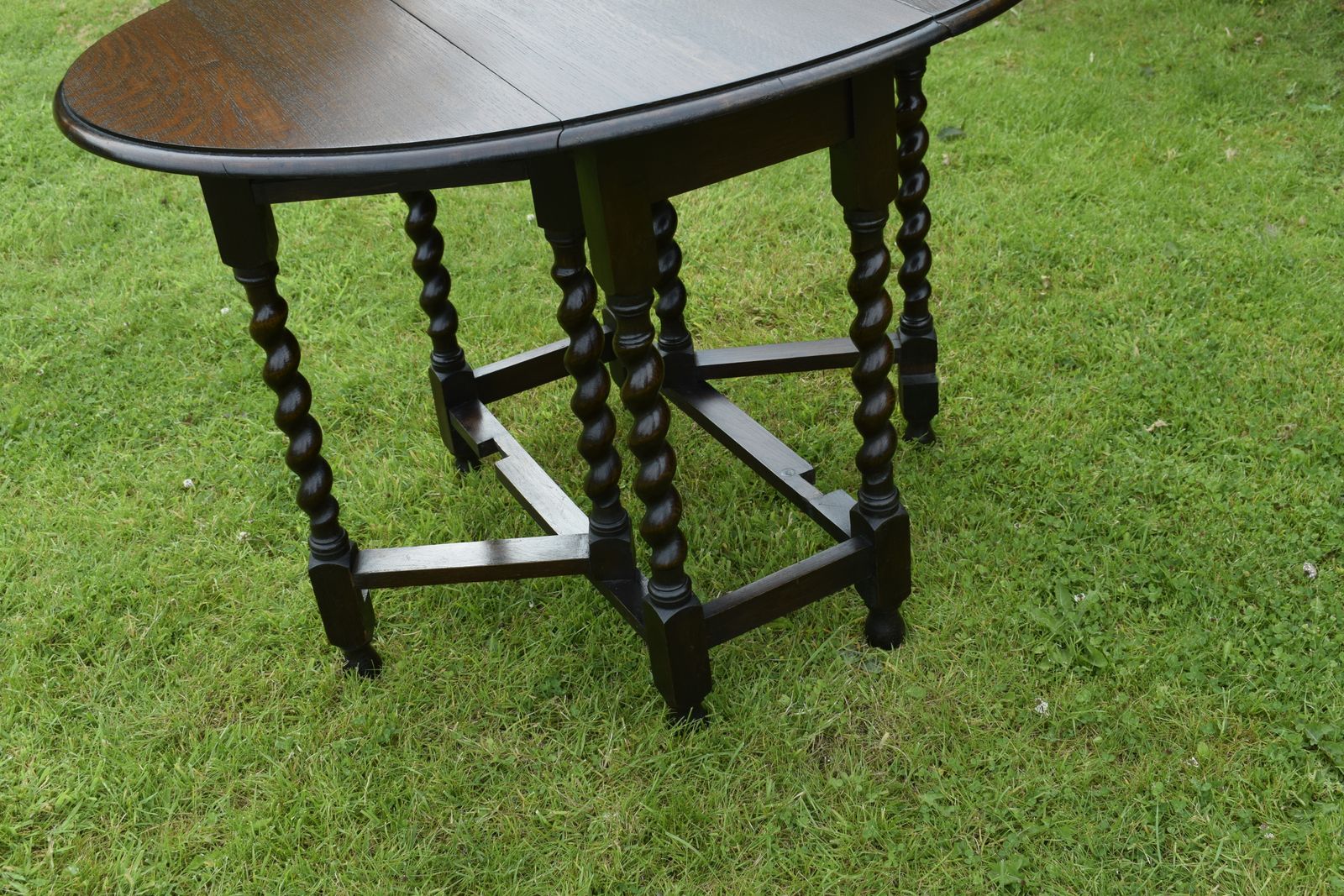 Oak Gateleg Dining Table, 1910s photo Furniture