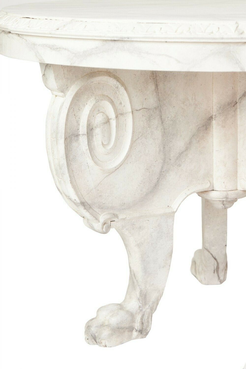 Faux Marble And Carved Centre Table Circa 1930s photo Furniture