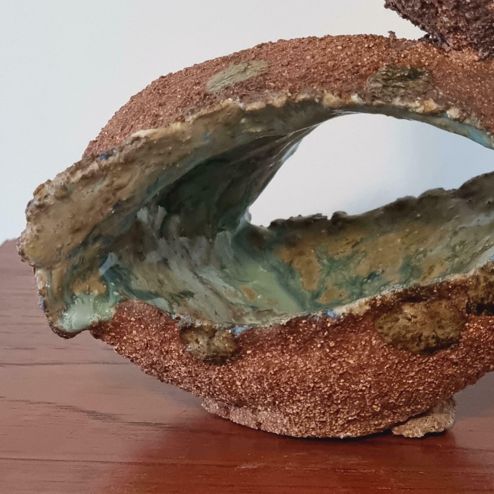photo vintage Tyra Lundgren, Sculpture In Stoneware, Sweden 1960s
