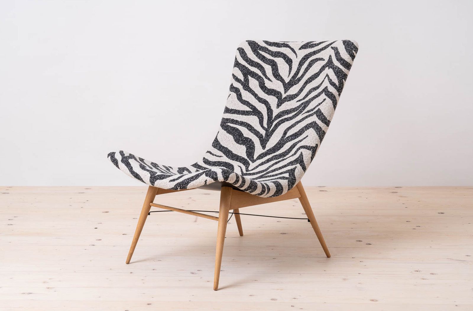 Lounge Chair By Miroslav Navratil, 1959, Reupholstered In Kvadrat Fabric