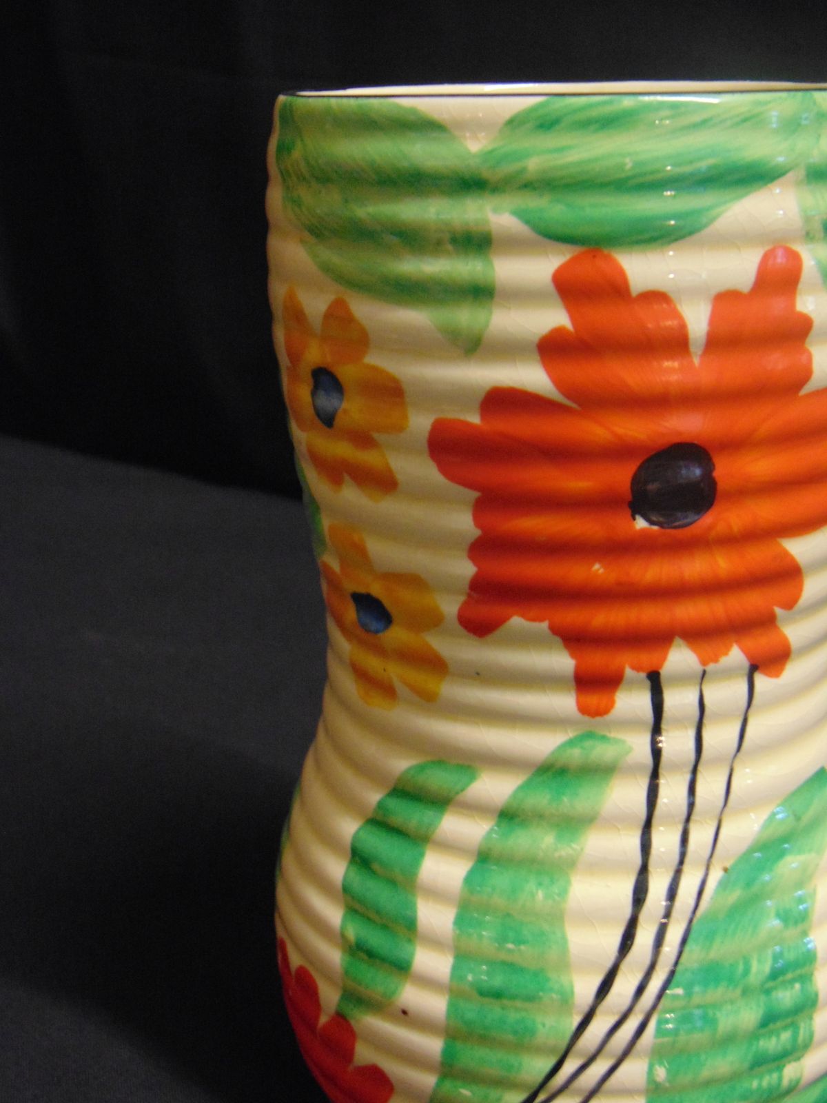 photo for sale Art Deco Wade Heath Hand Painted Vase