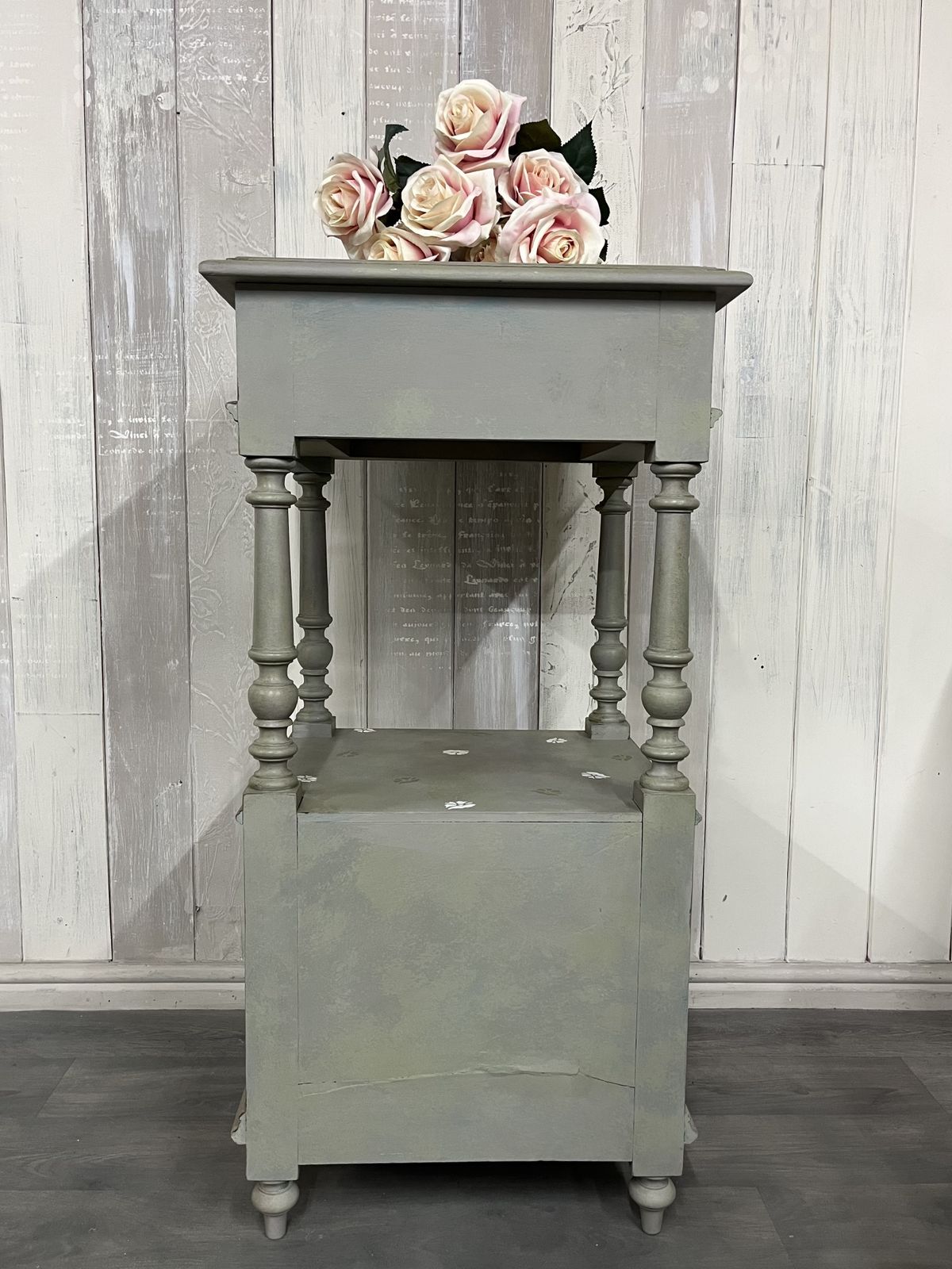 Hand Painted French Pot Cupboard With Fox Detail photo furniture
