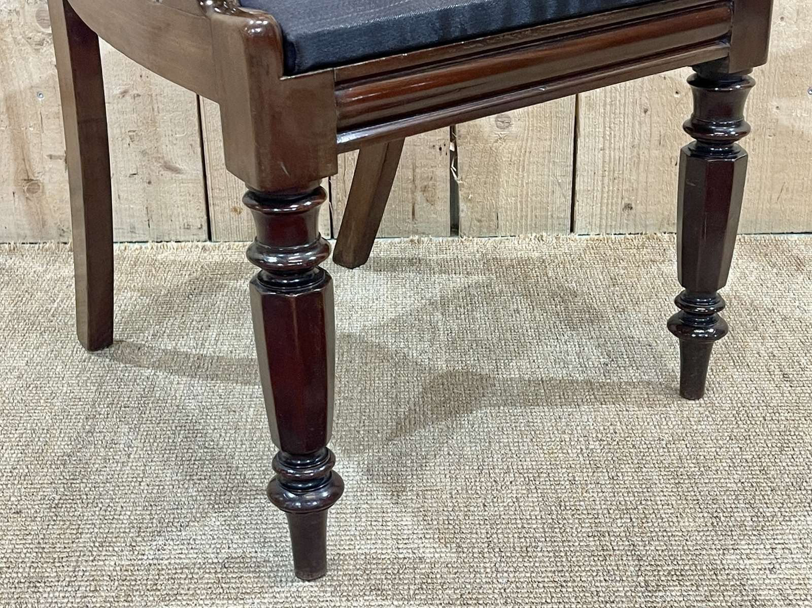 Furniture 19th Century English Mahogany Armchair photo