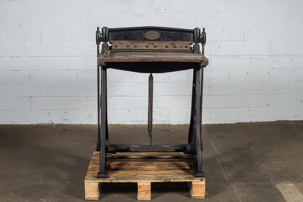 Vintage Industrial Table Press