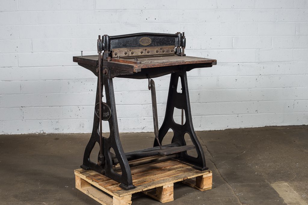 Vintage Industrial Table Press photo furniture