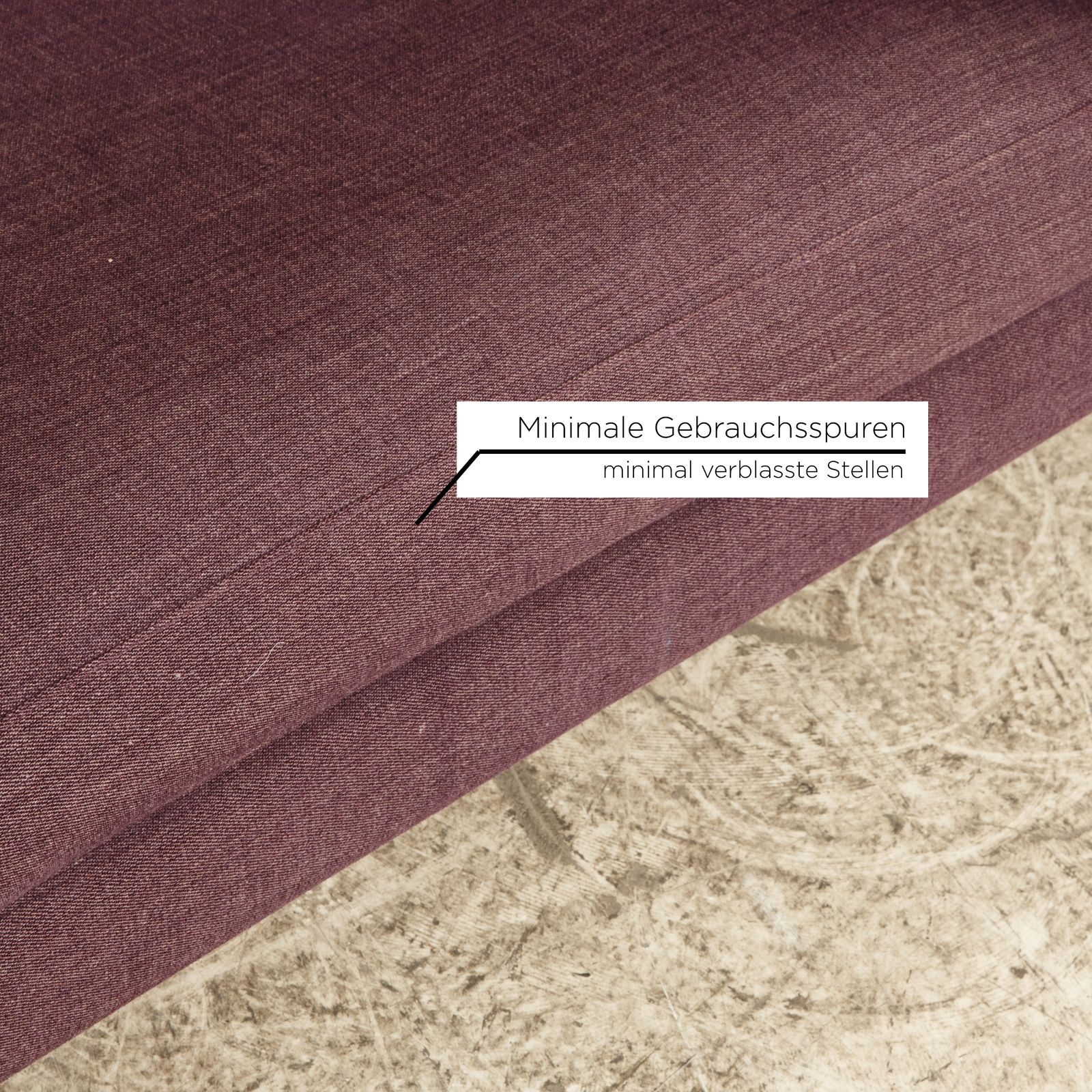 Cor Pilotis Fabric Corner Sofa Purple Recamiere Right photo 5477.0