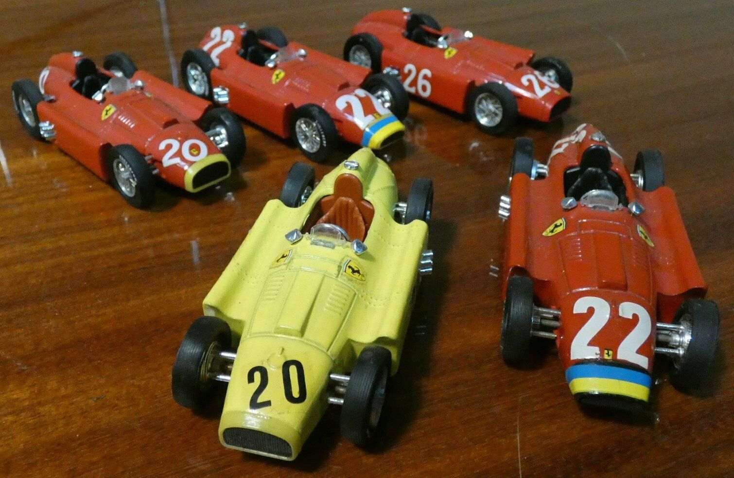 Set Of 64 Models From The Scuderia Ferrari Historical Archive Collection, In 1/43 Scale By Brumm – Italy 1980s photo Home Decor