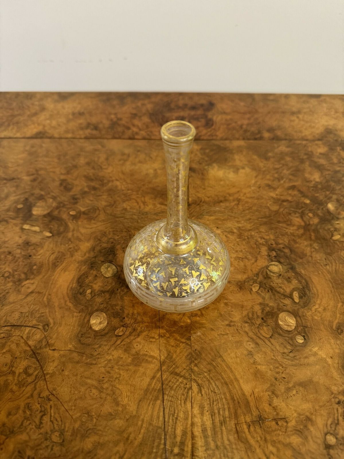 Pretty Pair Of French Antique Gilt Decorated Bottles photo 295.0