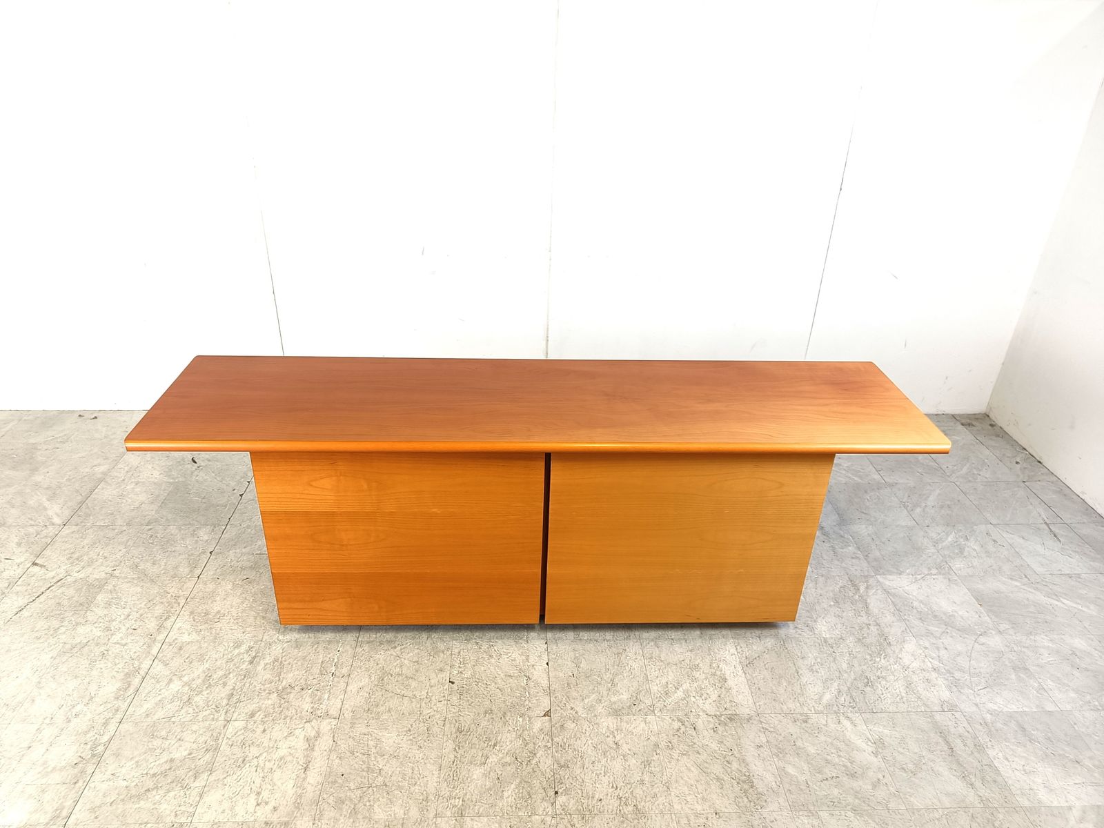 Italian Wooden Sideboard With Sliding Doors, 1990s photo 1500.0