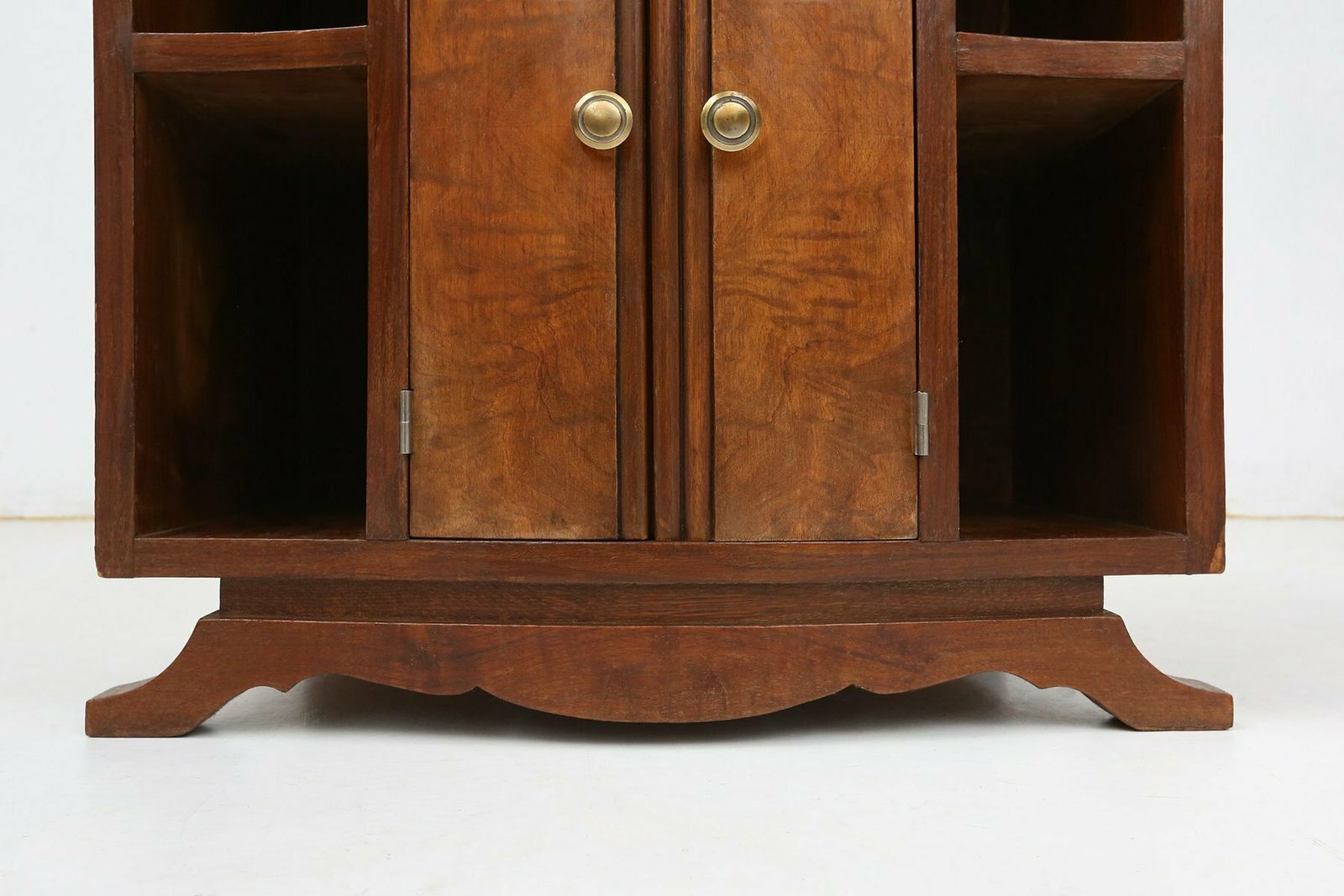 Art Deco Cabinet In Wood With Marble Top, France, 1930s photo Furniture