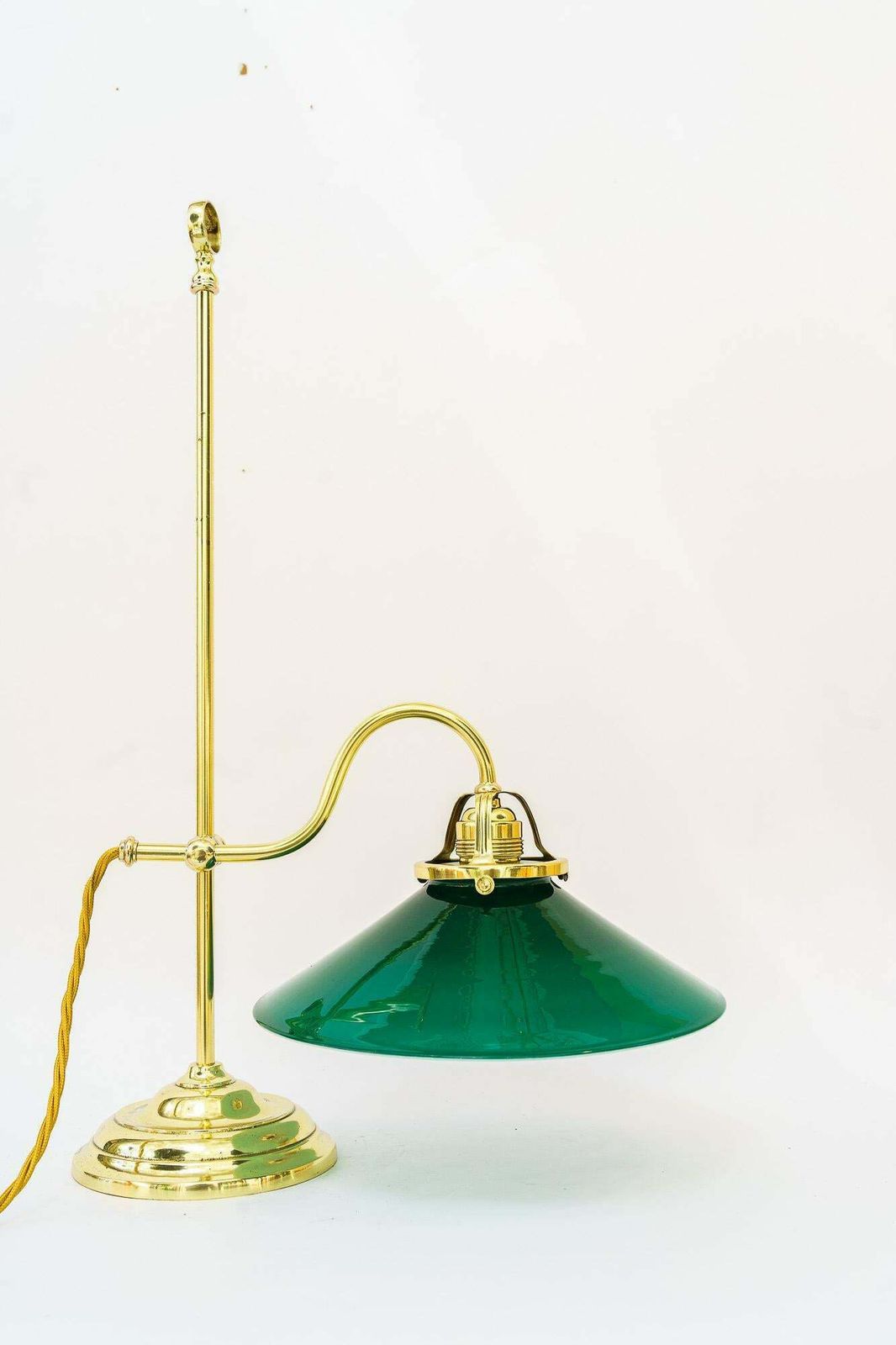 Art Deco Condor Lamp With Original Antique Glass Shade Vienna Around 1920s photo vintage