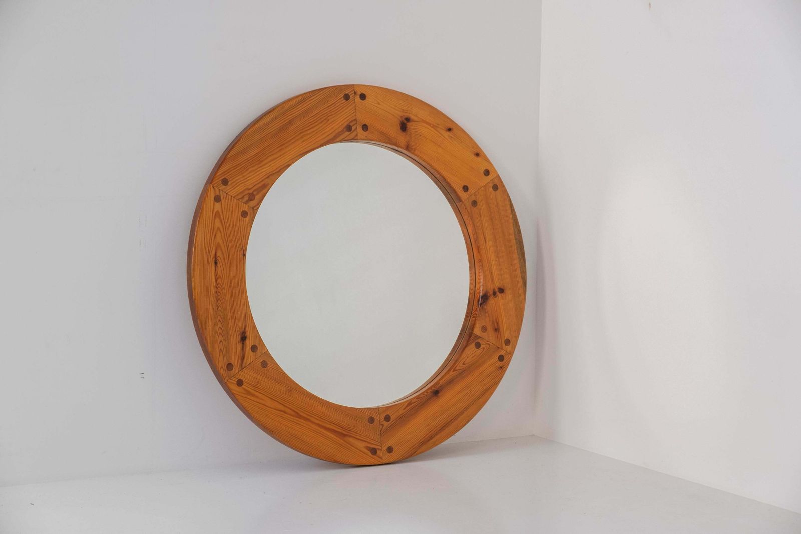 Rare Mirror By Uno & östen Kristiansson For Luxus Möbelfabrik Sweden 1960s