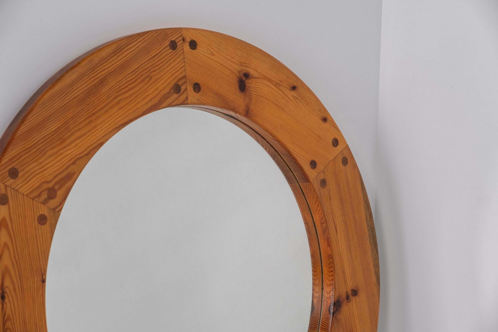 Rare Mirror By Uno & östen Kristiansson For Luxus Möbelfabrik Sweden 1960s photo Home Decor