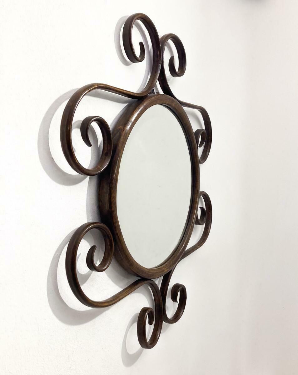 Bentwood Mirror By Thonet, 1900s photo furniture