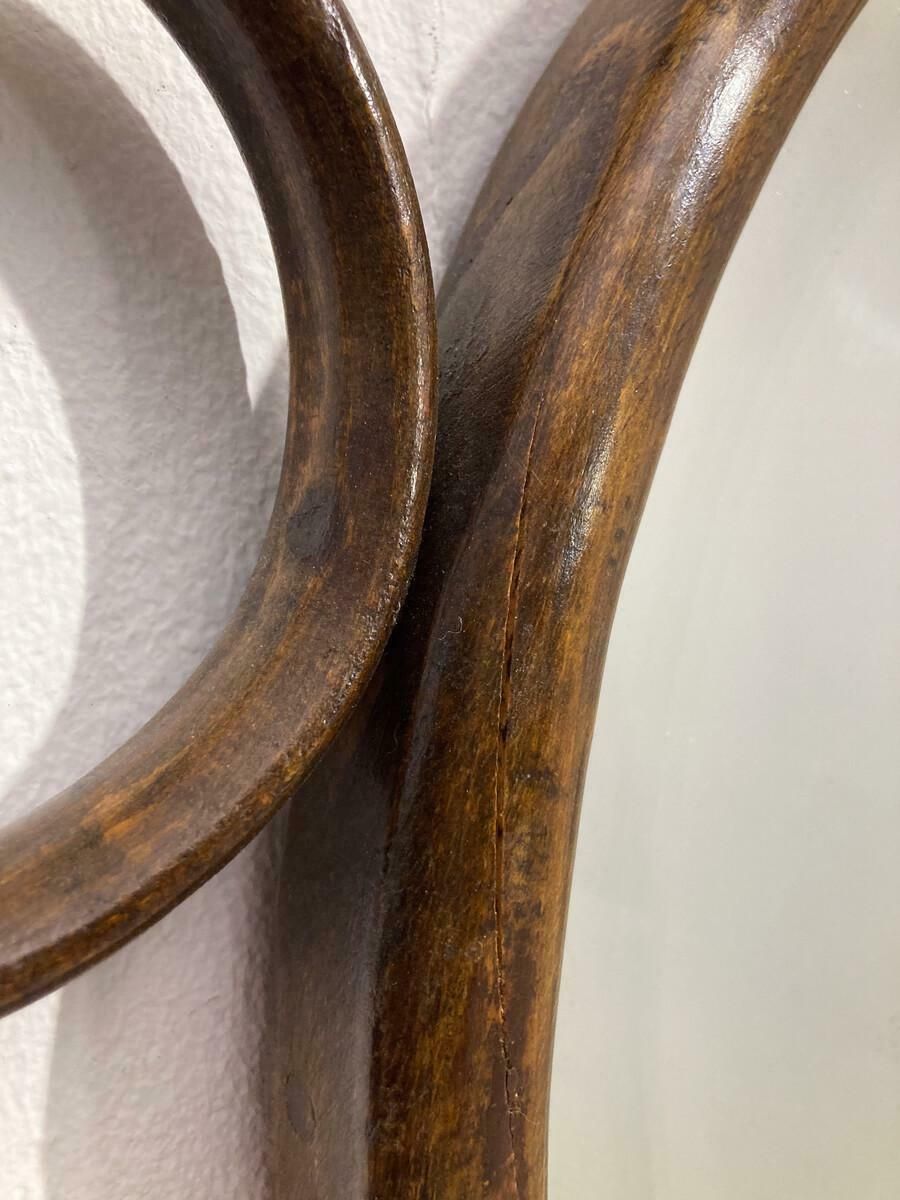 Bentwood Mirror By Thonet, 1900s photo vinterior