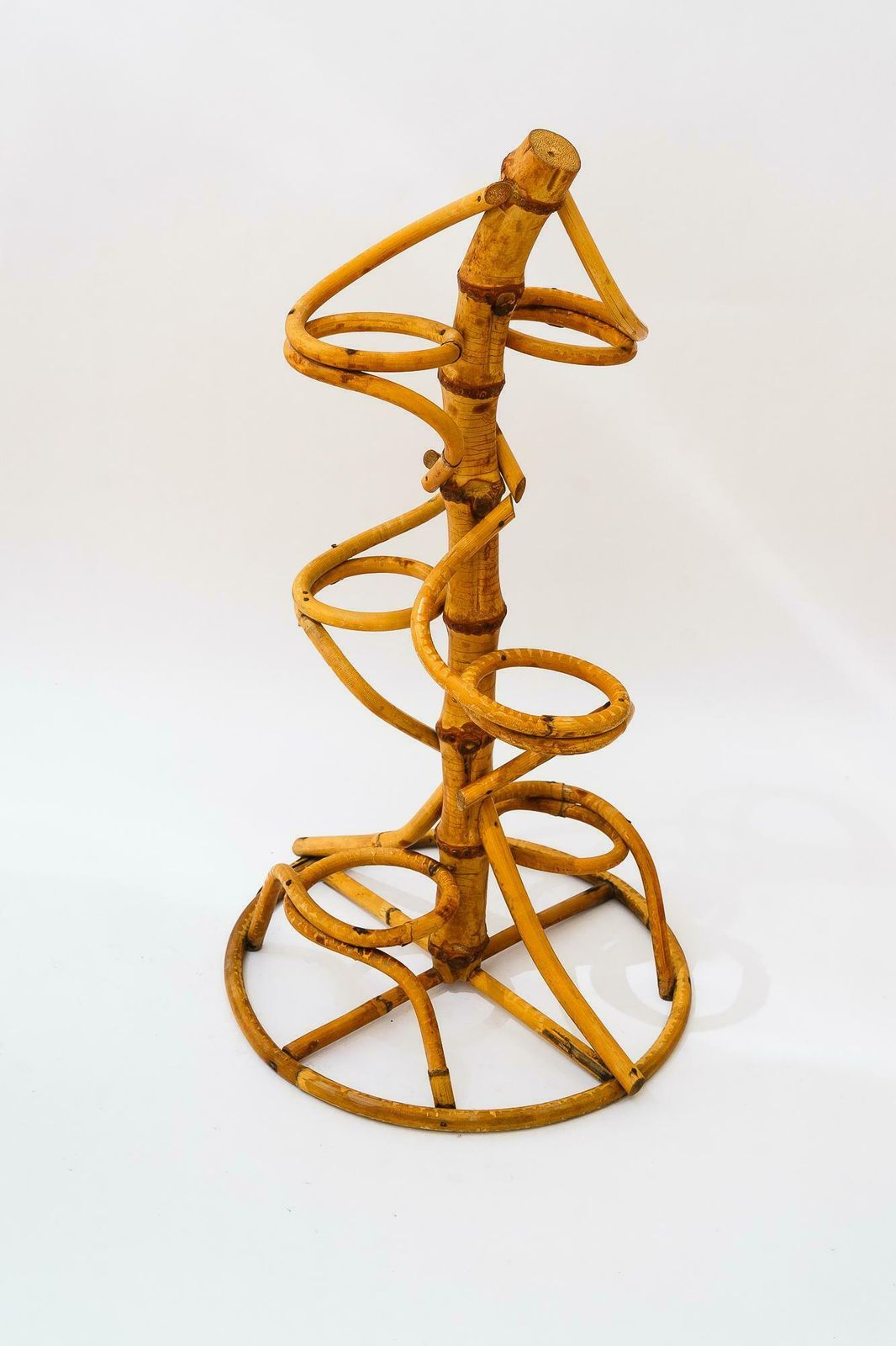 Walking Stick Stand Bamboo Vienna Around 1950 photo Home Decor