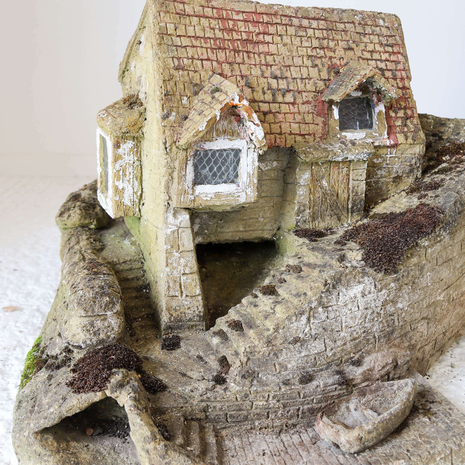 photo furniture Mid Century Concrete Model Village Breton Fisherman’s Quay Cottage