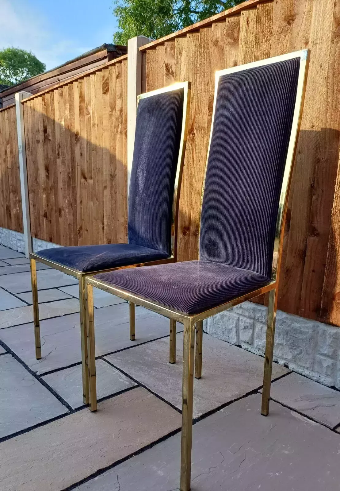 Set Of Four Italian Zevi Dining Chairs Mid Century Vintage photo Furniture
