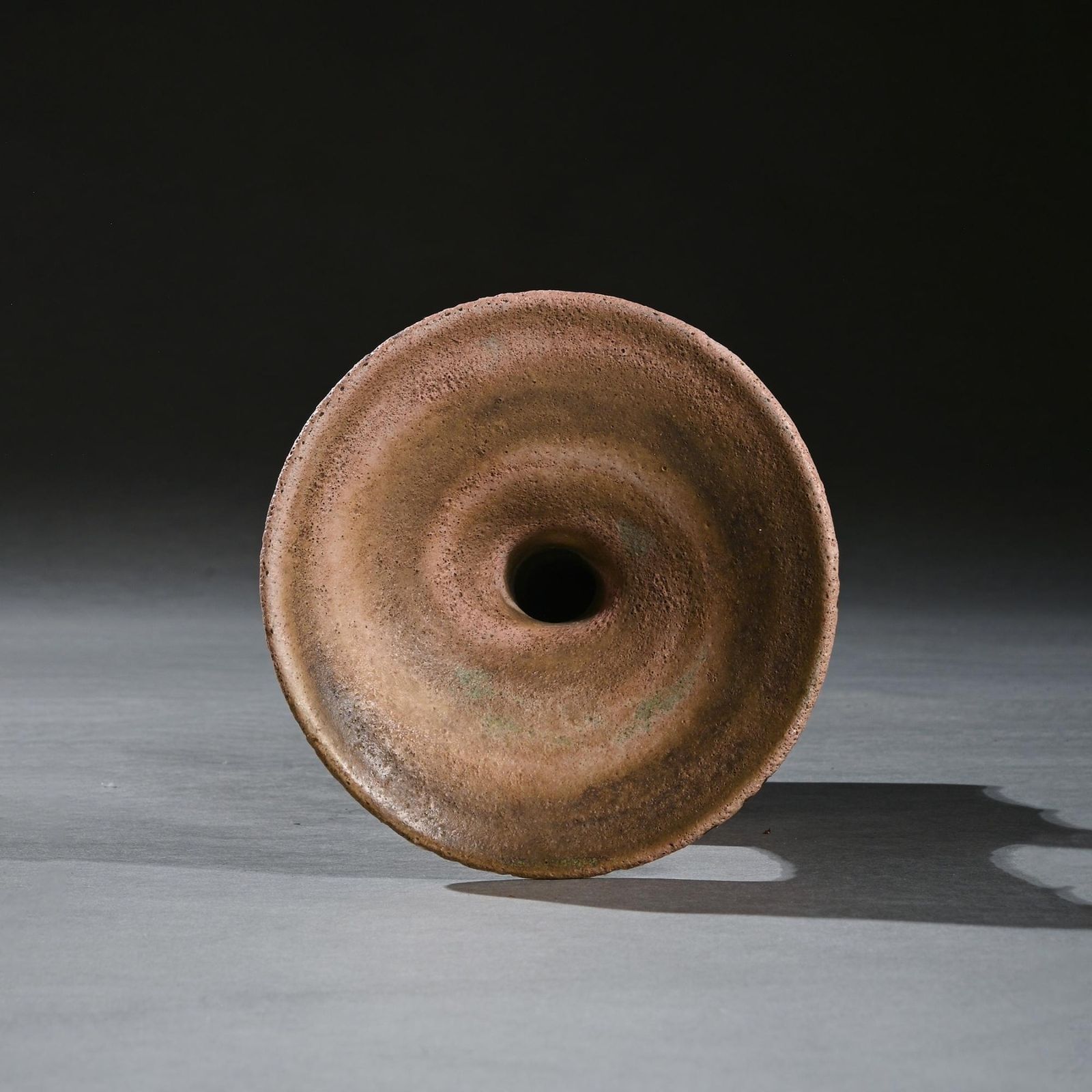 Lucie Rie Vase With Flaring Lip Mixed Stoneware Circa 1985 photo for sale