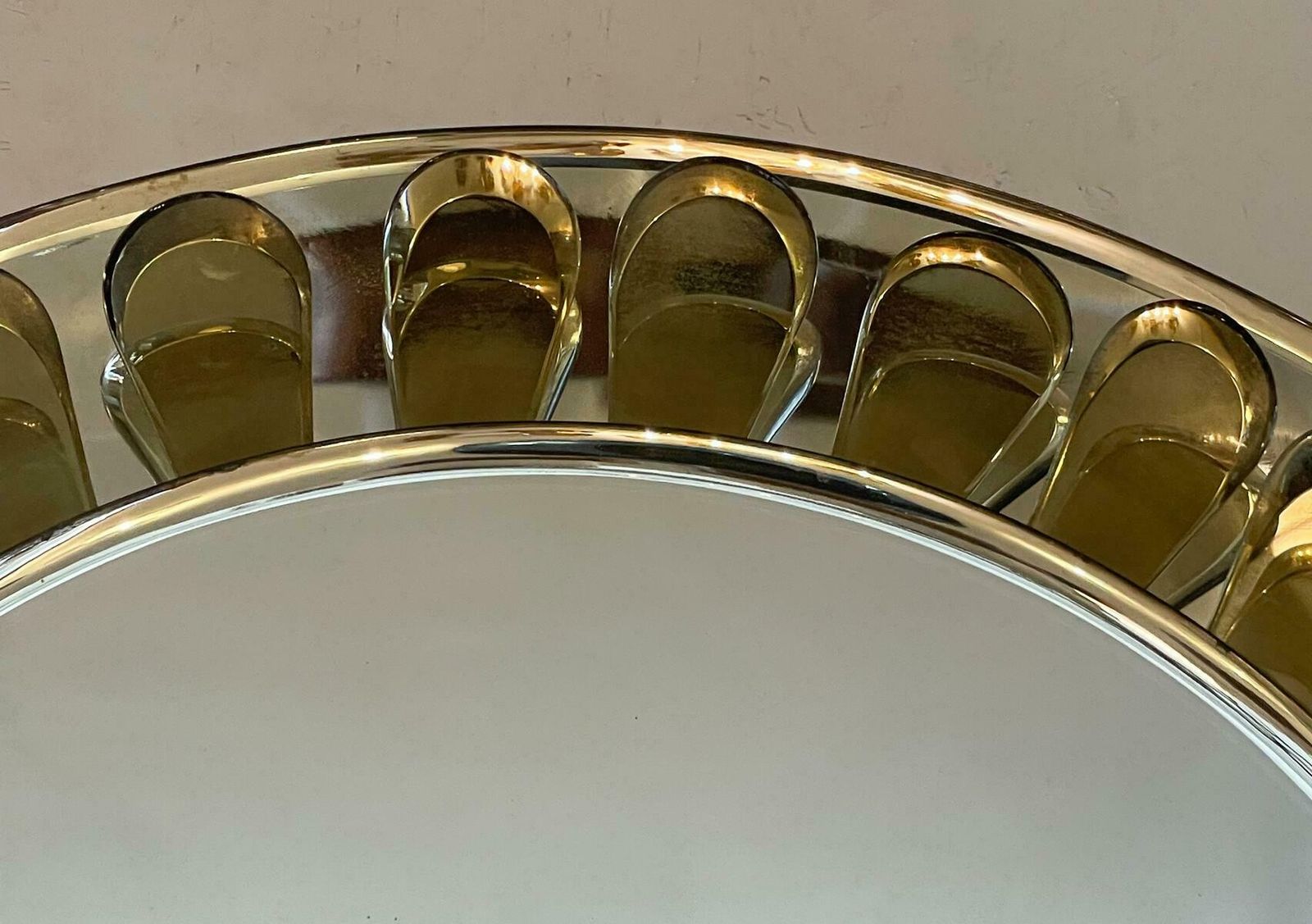 Flower Shaped Mirror By Max Ingrand For Fontana Arte, Italy, 1960s photo Home Decor