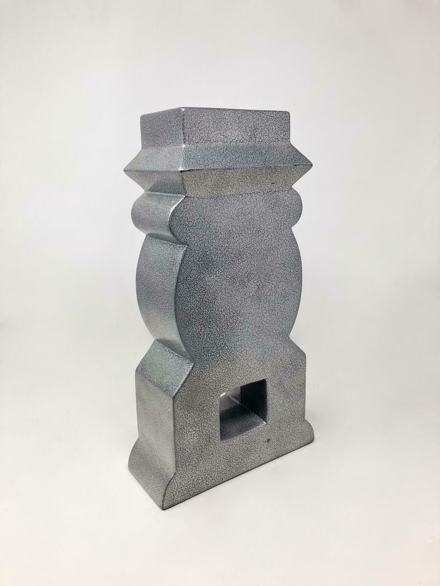 Memphis Style Ceramic Vase By Florio Keramia, Italy photo for sale