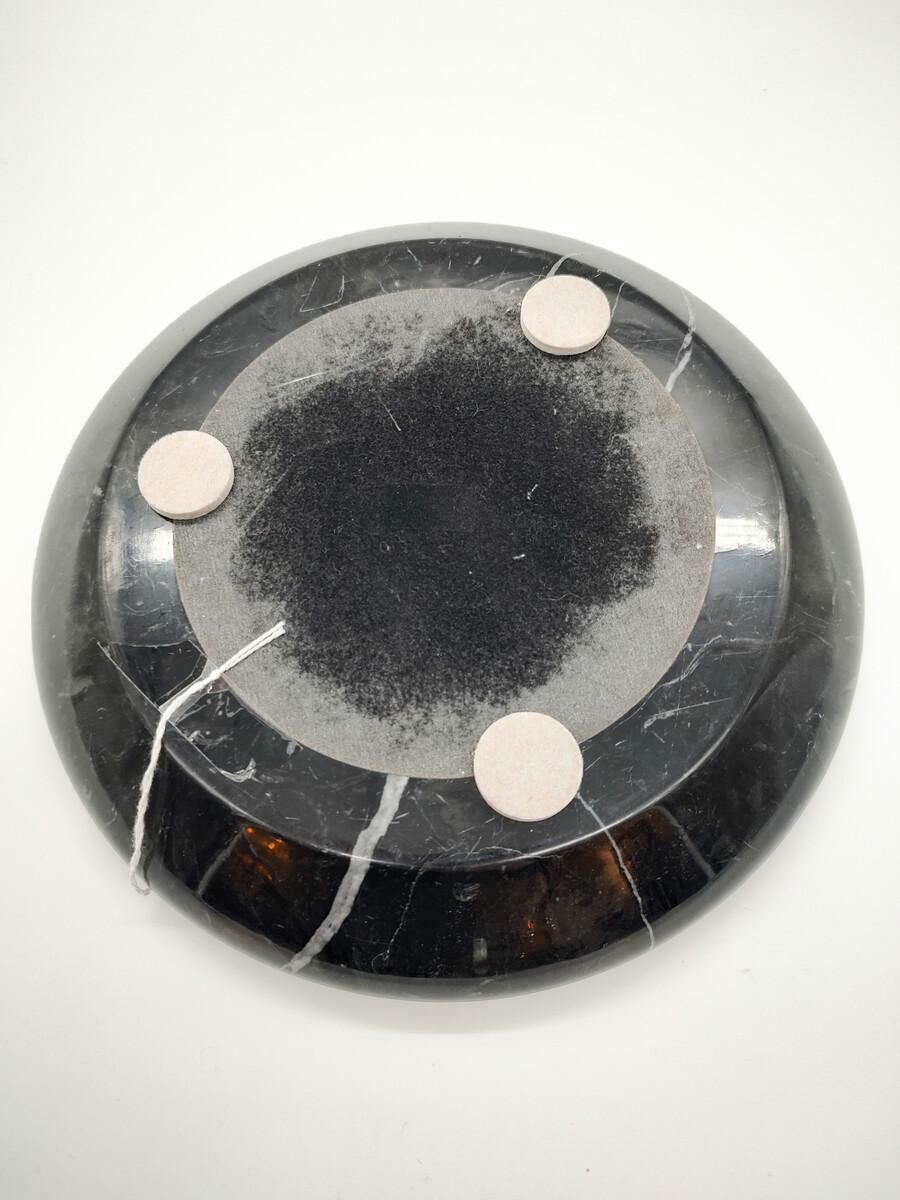 Black Marble Ashtray By Angelo Mangiarotti, Italy, 1970s photo furniture