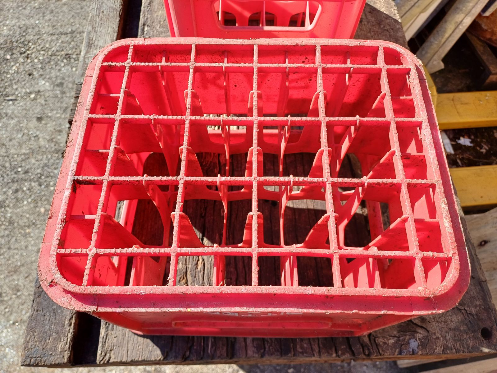 photo for sale Pair Of Bitter Kas Bottle Racks